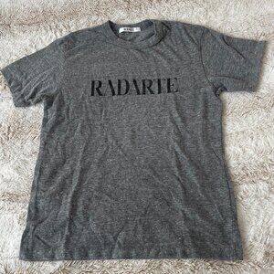 Rodarte Grey Radarte Logo T-Shirt Medium